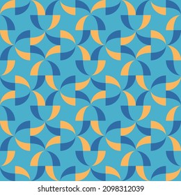 Simple and clear geometric shapes will decorate any surface or thing and make it attractive. Abstract seamless pattern for prints, textile, web, advertising and any design projects.