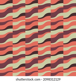 Simple and clear geometric shapes will decorate any surface or thing and make it attractive. Abstract seamless pattern for prints, textile, web, advertising and any design projects.
