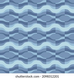 Simple and clear geometric shapes will decorate any surface or thing and make it attractive. Abstract seamless pattern for prints, textile, web, advertising and any design projects.