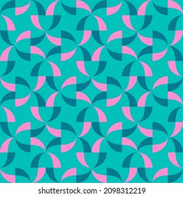 Einfache und klare geometrische Formen verzieren jede Oberfläche oder jedes Ding und machen sie attraktiv. Abstrakte nahtlose Muster für Drucke, Textilien, Web, Werbung und alle Design-Projekte.