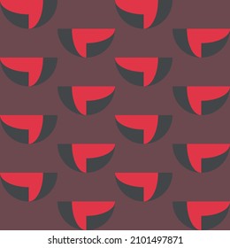 Formas geométricas simples y claras decorarán cualquier superficie o cosa y lo harán atractivo. Resumen de un patrón sin fisuras para impresiones, textiles, web, publicidad y cualquier proyecto de diseño.