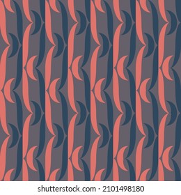 Einfache und klare geometrische Formen verzieren jede Oberfläche oder jedes Ding und machen sie attraktiv. Abstrakte nahtlose Muster für Drucke, Textilien, Web, Werbung und alle Design-Projekte.