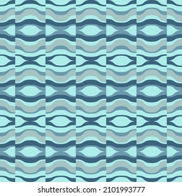 Simple and clear geometric shapes will decorate any surface or thing and make it attractive. Abstract seamless pattern for prints, textile, web, advertising and any design projects.