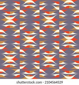 Simple and clear geometric shapes will decorate any surface or thing and make it attractive. Abstract seamless pattern for prints, textile, web, advertising and any design projects.