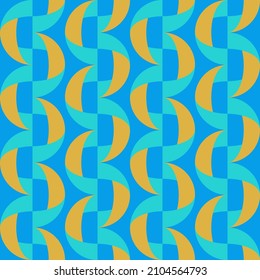 Simple and clear geometric shapes will decorate any surface or thing and make it attractive. Abstract seamless pattern for prints, textile, web, advertising and any design projects.