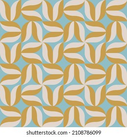 Simple and clear geometric shapes will decorate any surface or thing and make it attractive. Abstract seamless pattern for prints, textile, web, advertising and any design projects.