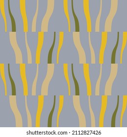 Simple and clear geometric shapes will decorate any surface or thing and make it attractive. Abstract seamless pattern for prints, textile, web, advertising and any design projects.