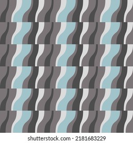 Einfache und klare geometrische Formen verzieren jede Oberfläche oder jedes Ding und machen sie attraktiv. Abstrakte nahtlose Muster für Drucke, Textilien, Web, Werbung und alle Design-Projekte.