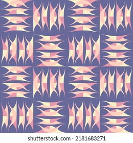 Simple and clear geometric shapes will decorate any surface or thing and make it attractive. Abstract seamless pattern for prints, textile, web, advertising and any design projects.