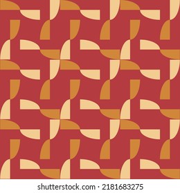 Simple and clear geometric shapes will decorate any surface or thing and make it attractive. Abstract seamless pattern for prints, textile, web, advertising and any design projects.