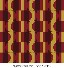Simple and clear geometric shapes will decorate every surface or thing and make it attractive and unique. Abstract seamless pattern for prints, textile, web, adv and any design projects.