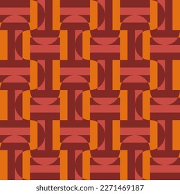 Simple and clear geometric shapes will decorate every surface or thing and make it attractive and unique. Abstract seamless pattern for prints, textile, web, adv and any design projects.