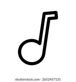 Representação simples e clara de uma notação musical padrão