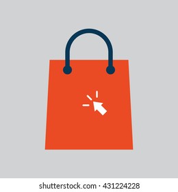 Simple Click Shopping Icon