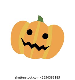 Simple Clip art of  jack-o-lantern