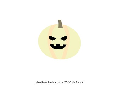 Simple Clip art of  jack-o-lantern