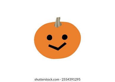 Simple Clip art of  jack-o-lantern