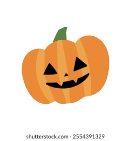 Simple Clip art of  jack-o-lantern