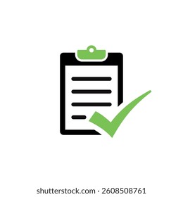 Simple Clipboard Icon Vector Template