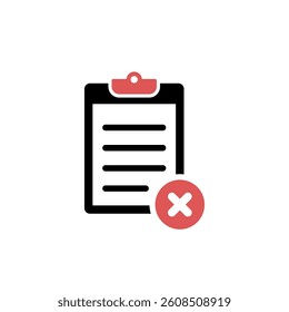 Simple Clipboard Icon Vector Template