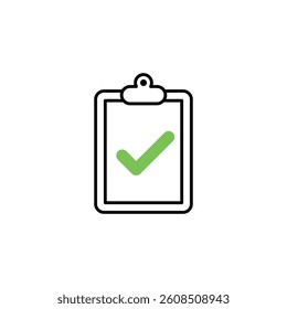 Simple Clipboard Icon Vector Template