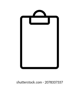 Simple Clipboard Vector Design Icon. Suitable For UI And UX Design