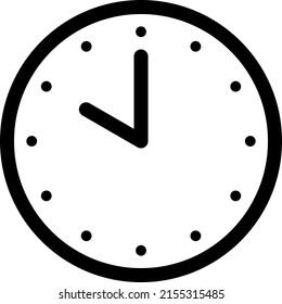 A simple clock face that shows just 10 o’clock