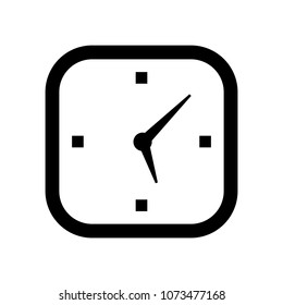 Simple Clock Icon Vector