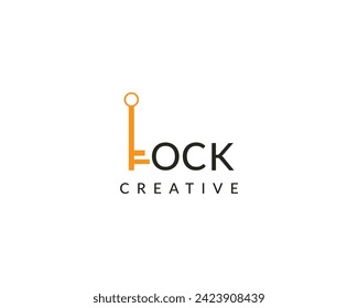 Einfache Uhr Latter Logo Design .