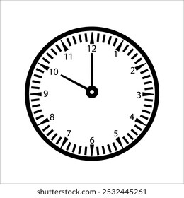 ícone de vetor de relógio simples. ícone de relógio