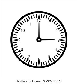 simple clock vector icon. clock icon