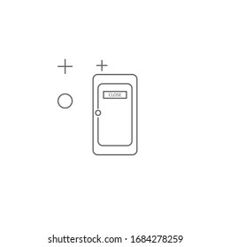 simple closing door design template