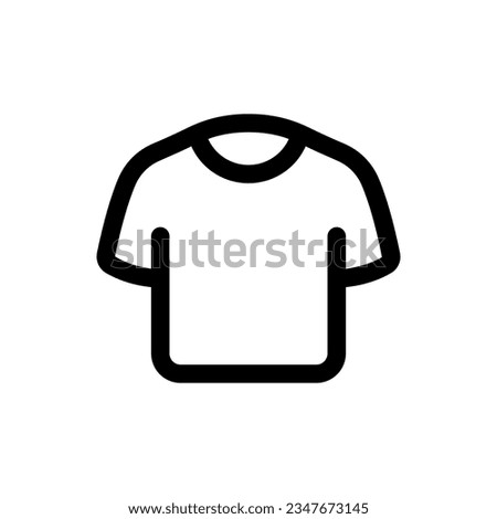 Simple Clothes icon. The icon can be used for websites, print templates, presentation templates, illustrations, etc