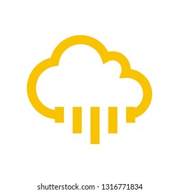 Simple cloud design logo