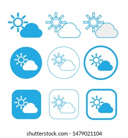 Simple Cloud icon sign symbol