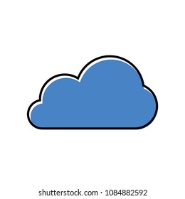 simple cloud logo