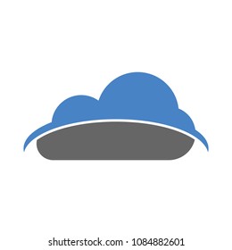 simple cloud logo