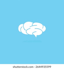simple cloud logo design in light blue bigron