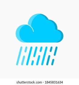 Simple Cloud, Rain, Snow, Winter Icon Vector Template