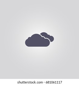 simple clouds icon