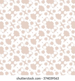 Simple clover pattern. Vector background for St. Patrick's Day.