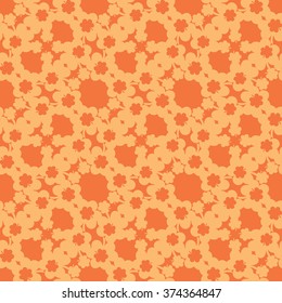 Simple clover pattern. Vector background for St. Patrick's Day.