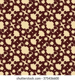Simple clover pattern. Vector background for St. Patrick's Day.