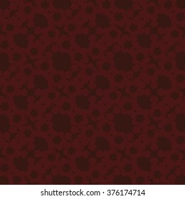 Simple clover pattern. Vector background for St. Patrick's Day.