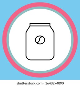 simple cofe icon template design