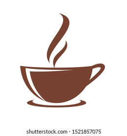 simple coffe logo design template