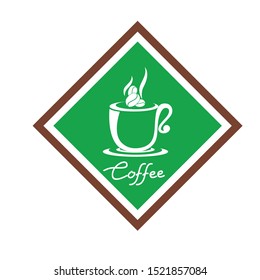simple coffe logo design template
