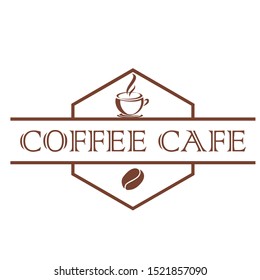 simple coffe logo design template