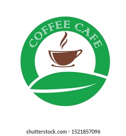 simple coffe logo design template