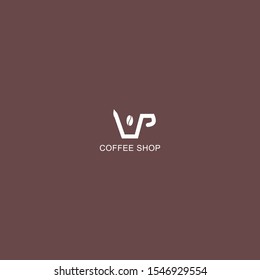 simple coffee cup logo for cafe, food and beverage business